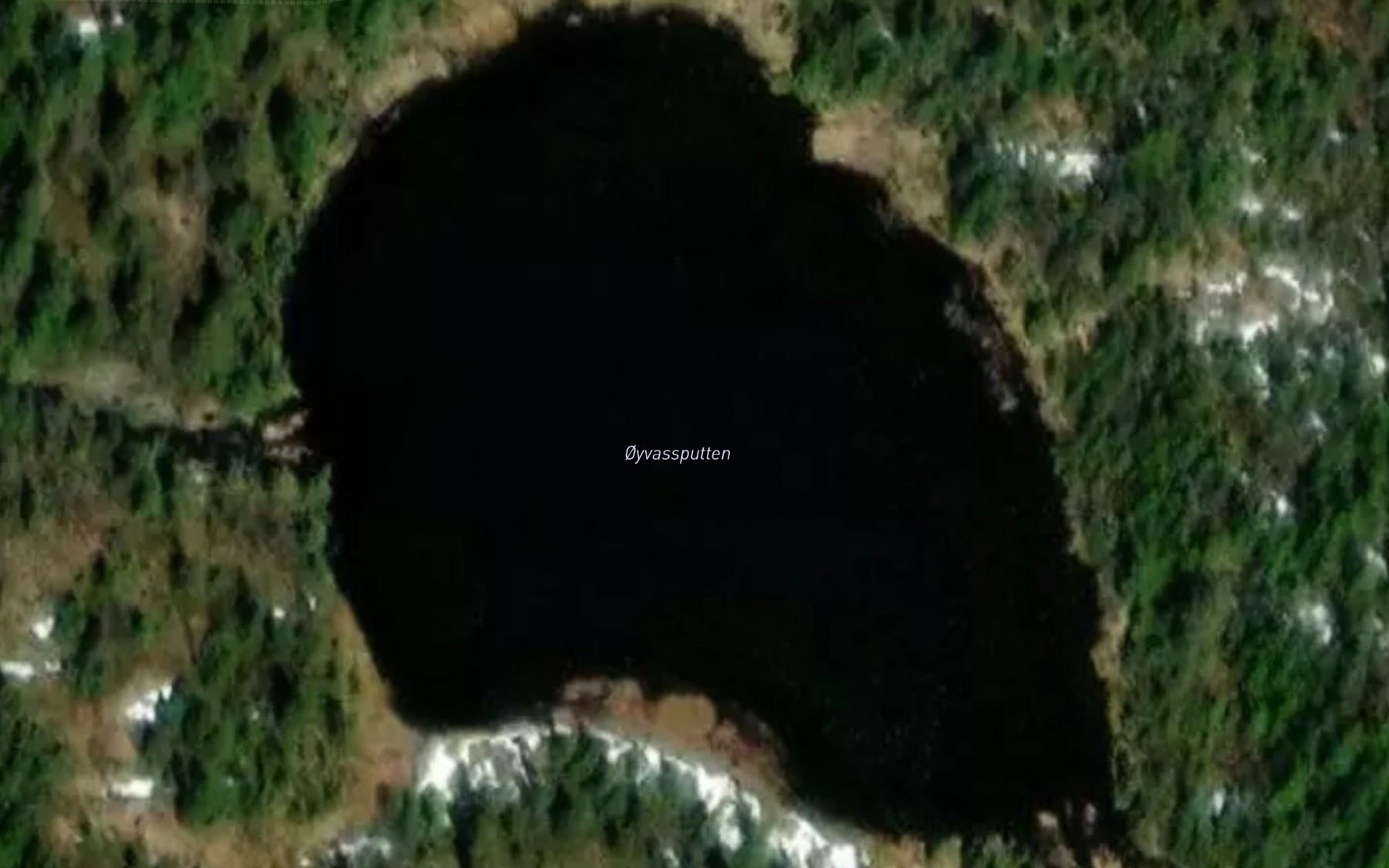 Satellite map of the Oyvassputten