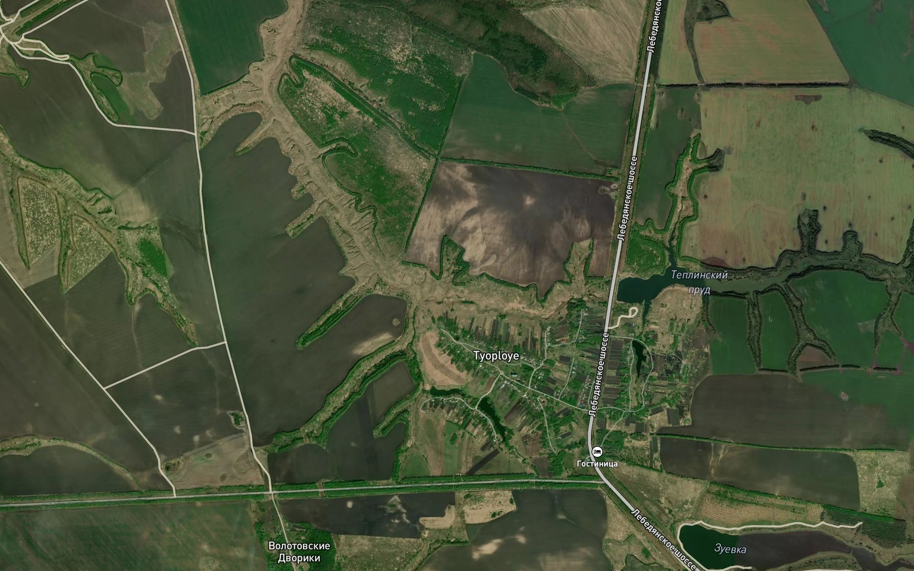 Satellite map of the Ovrag Semibratskiy