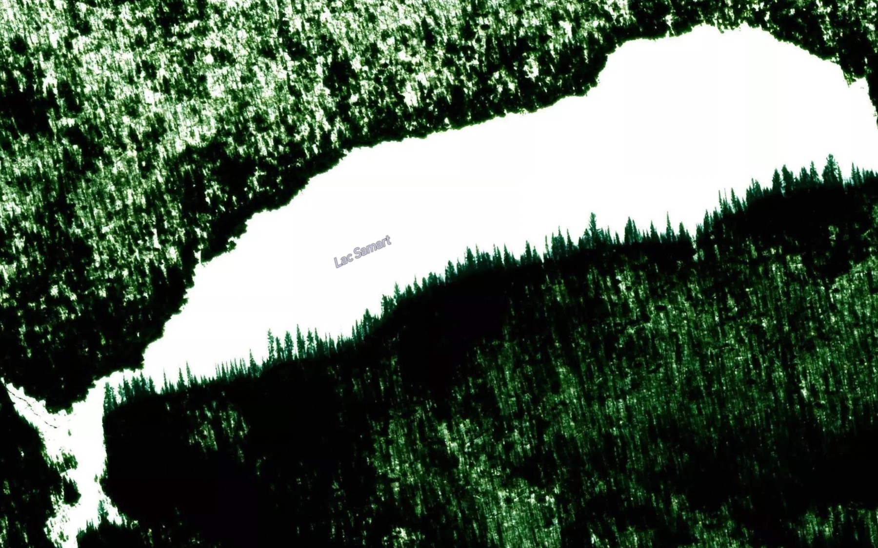 Satellite map of the Lac Samart