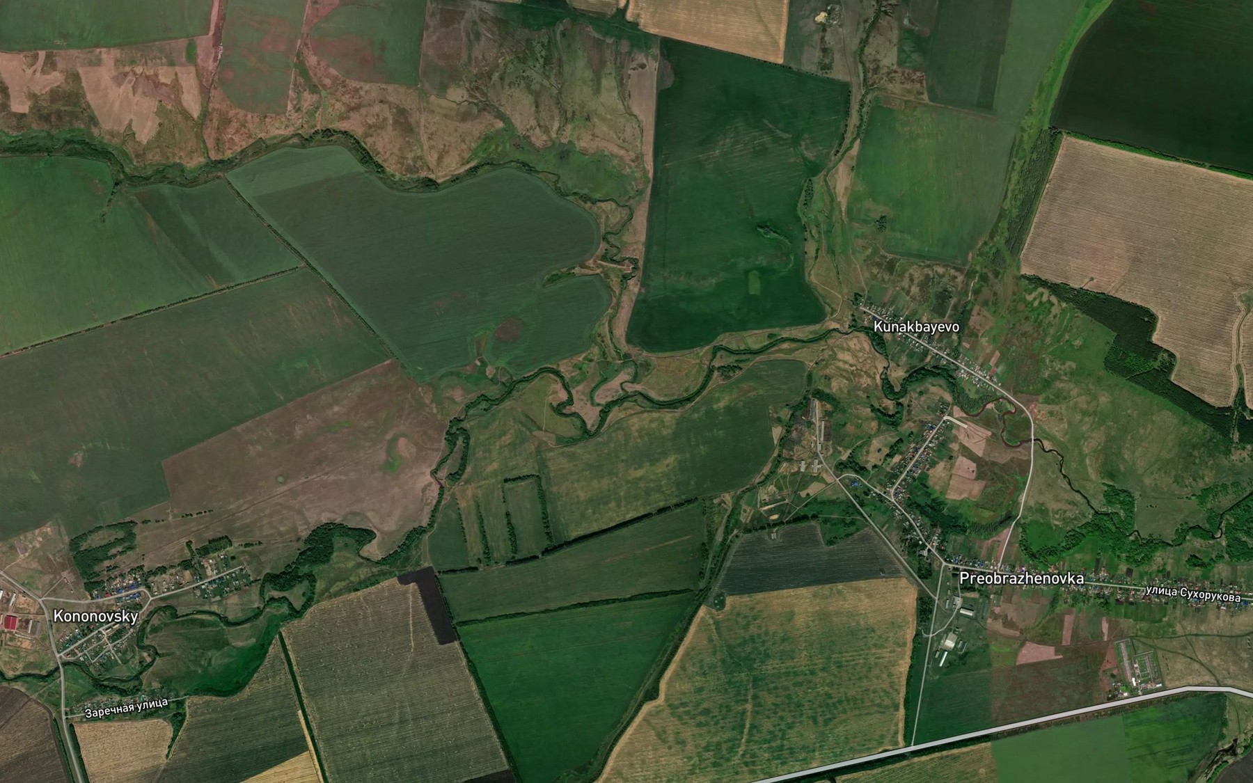 Satellite map of the Chervonnyye Ozerki
