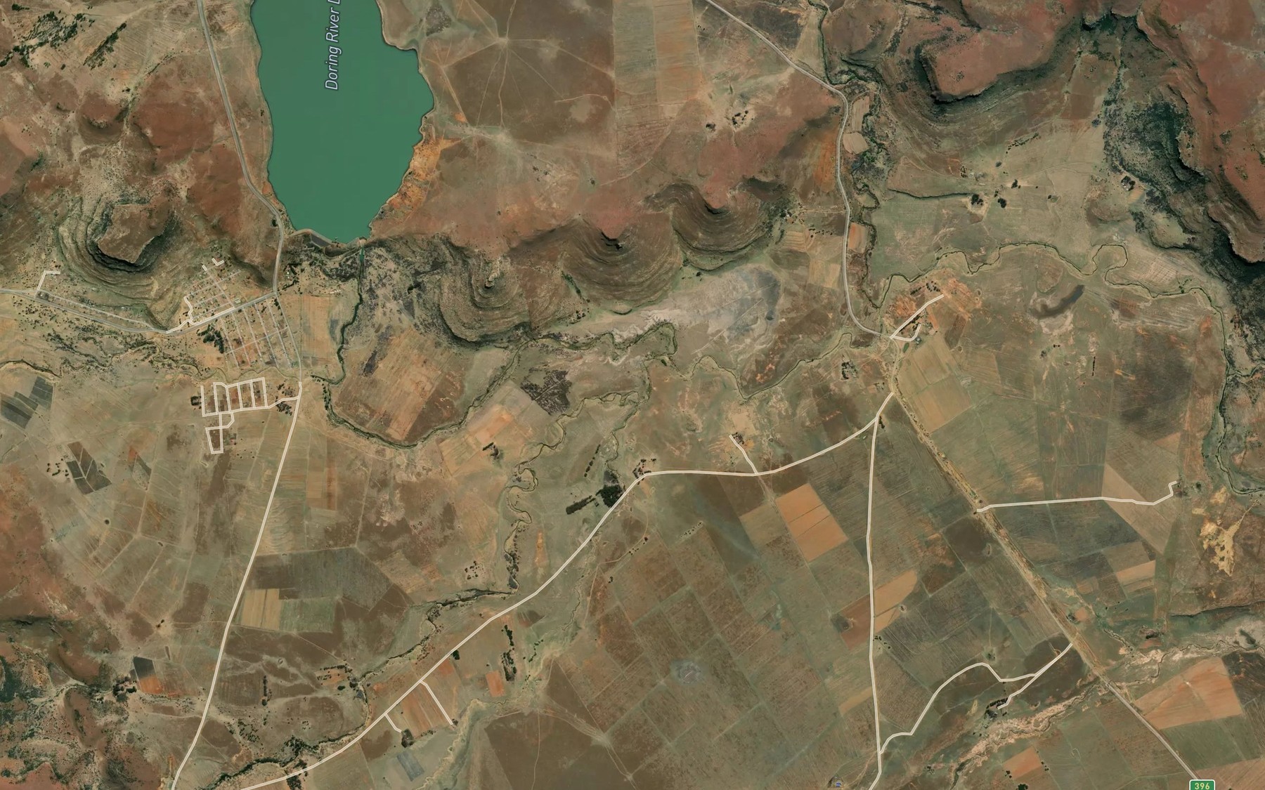 Satellite map of the Hogg's Kloof