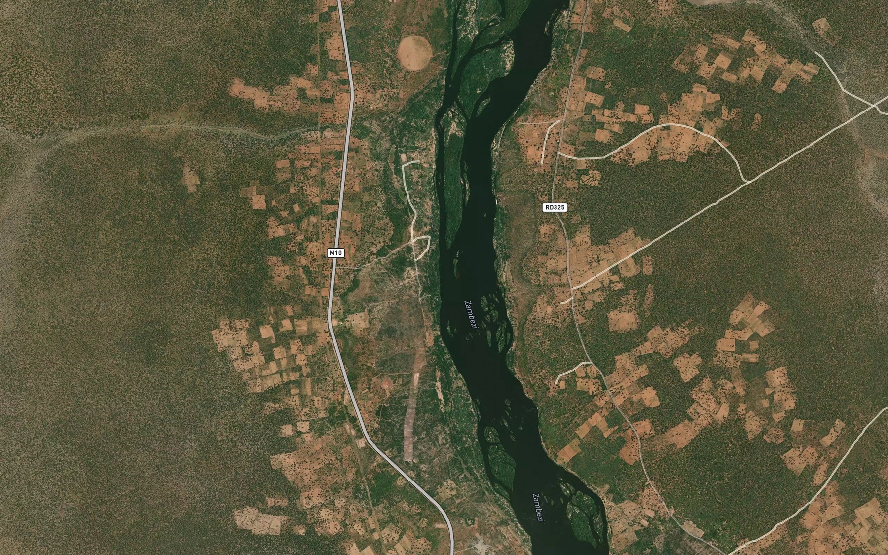 Satellite map of the Chilemve