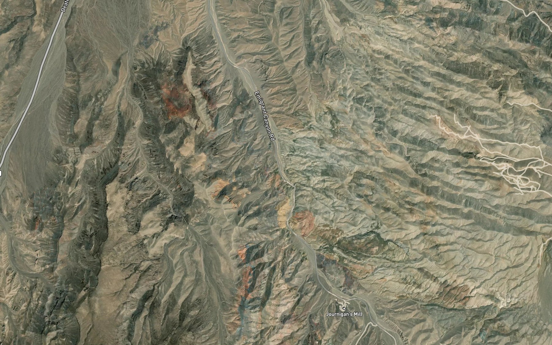 Satellite map of the Emigrant Spring