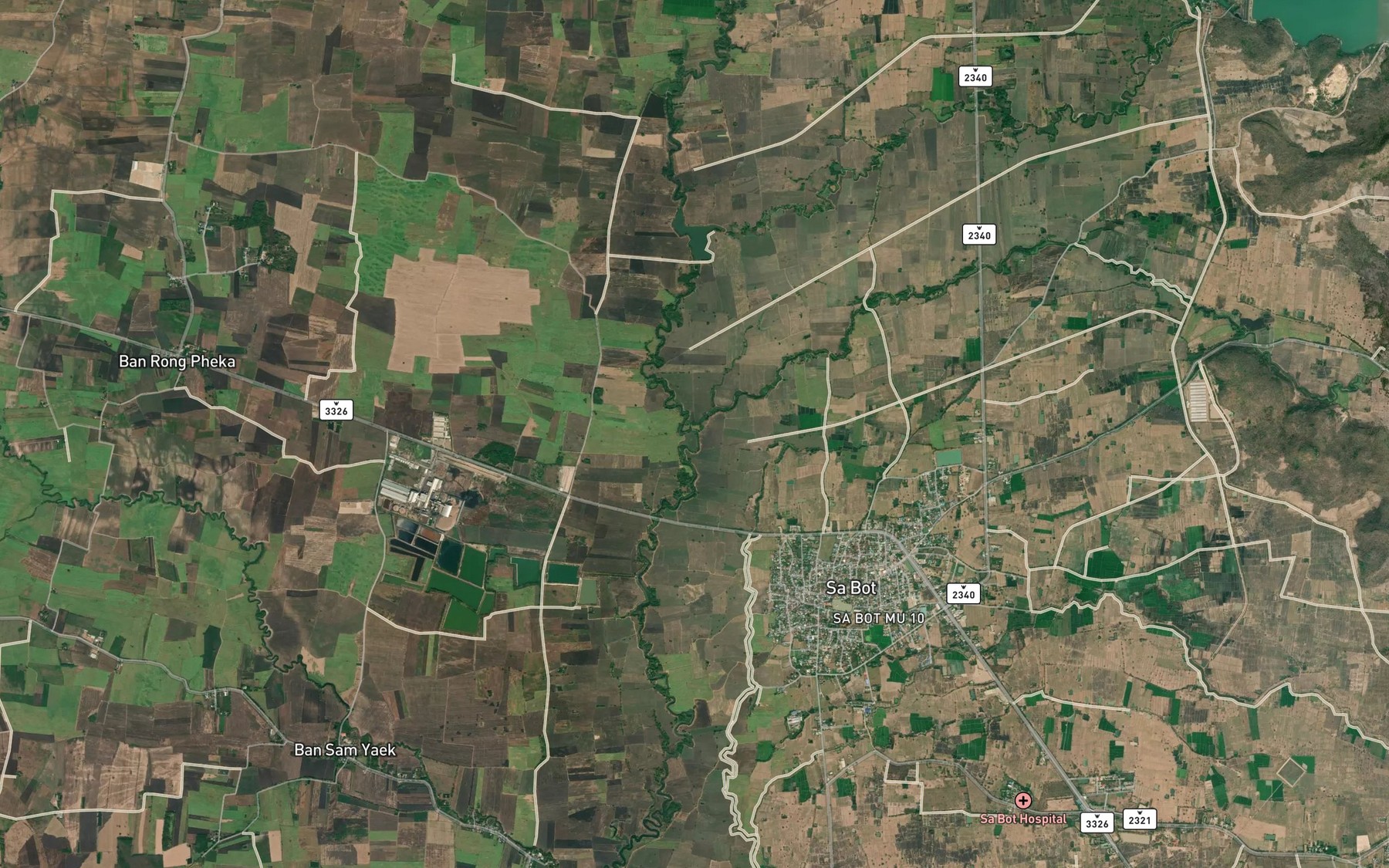 Satellite map of the Huai Mu Thaluang
