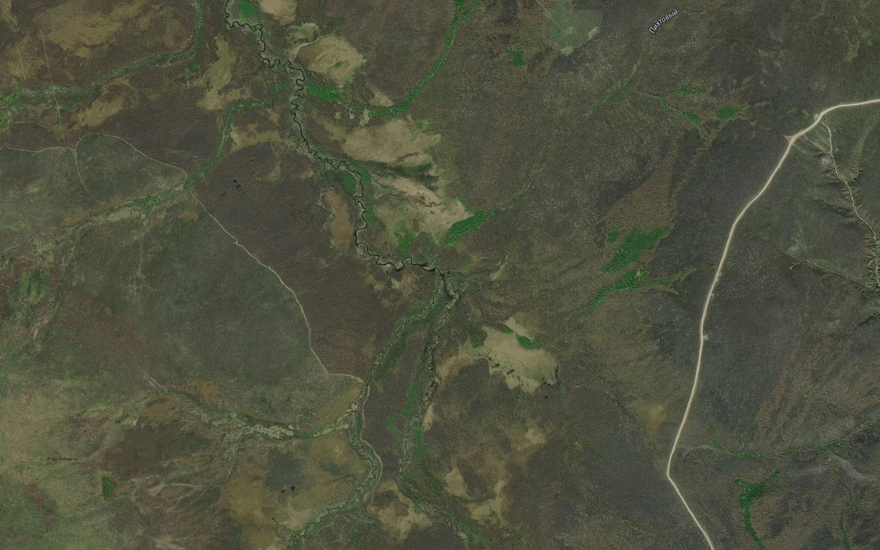 Satellite map of the Levaya Chagoma