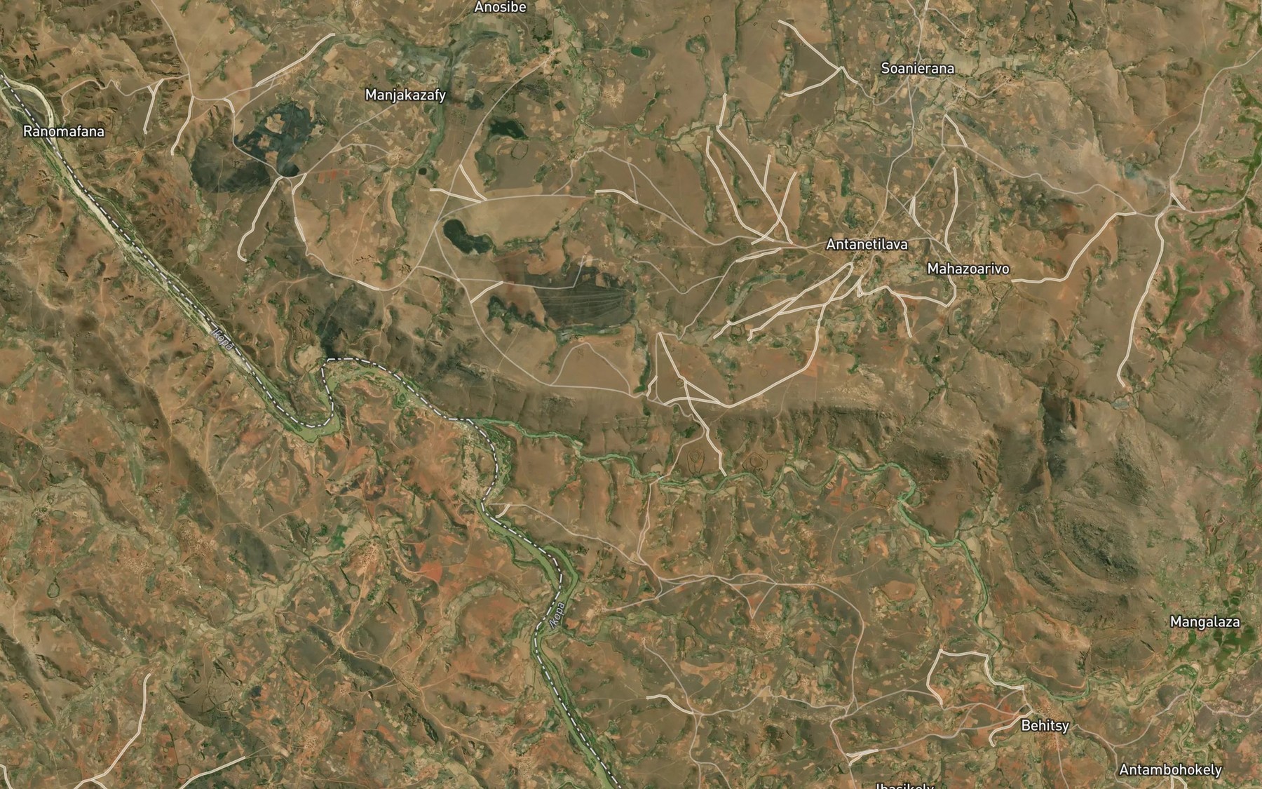 Satellite map of the Mangid