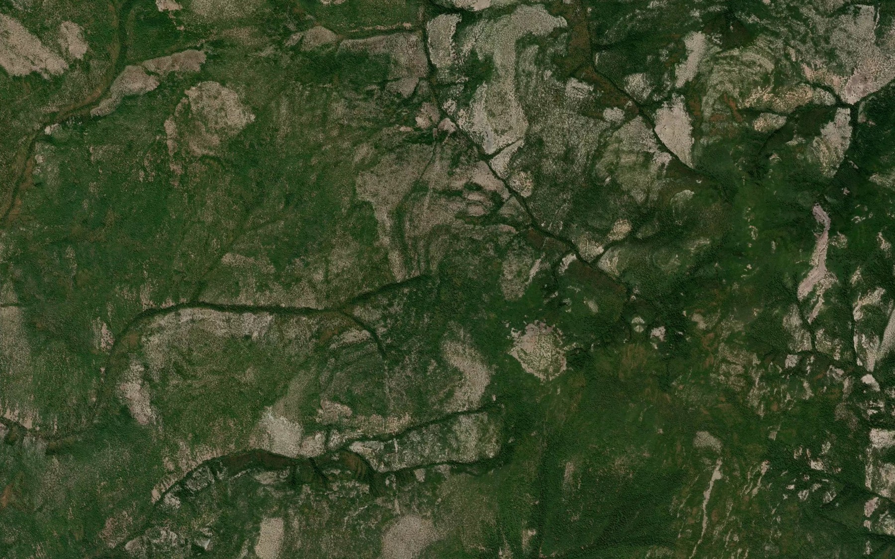 Satellite map of the Kolka