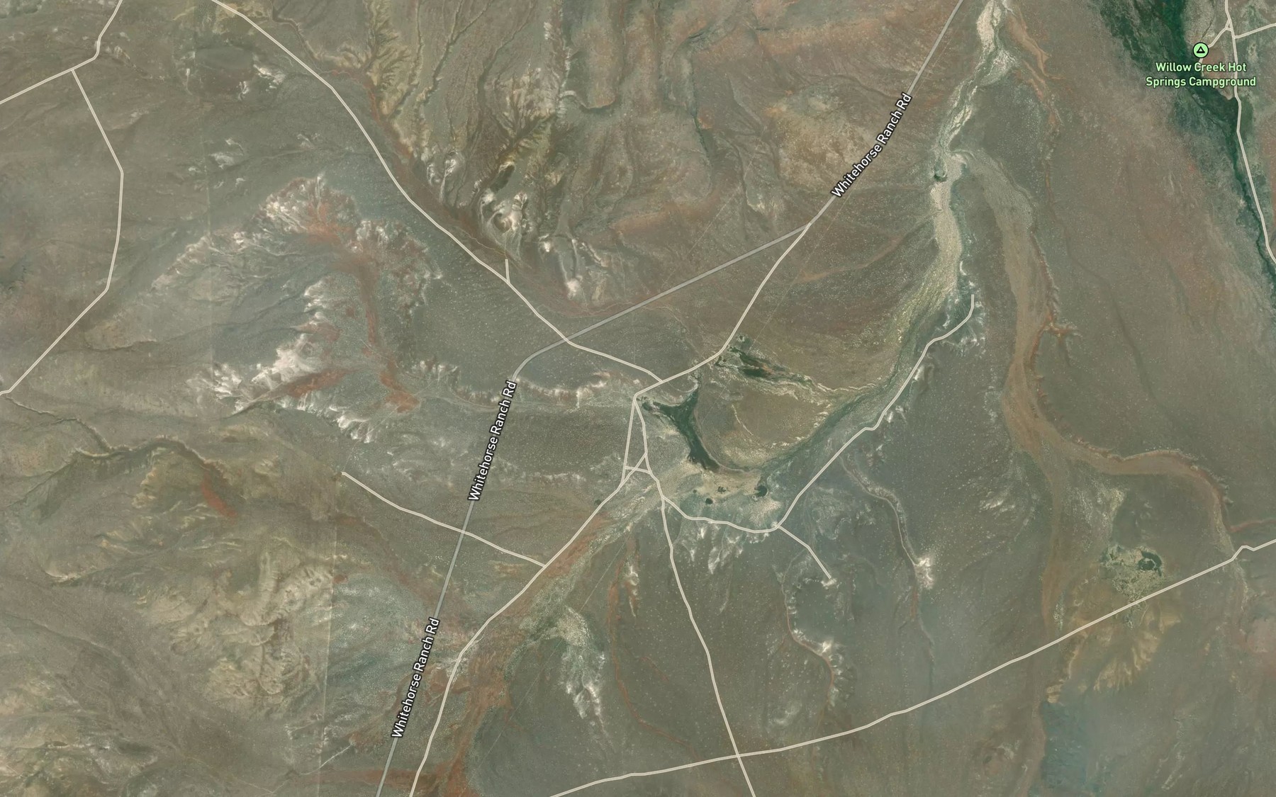 Satellite map of the Warm Spring