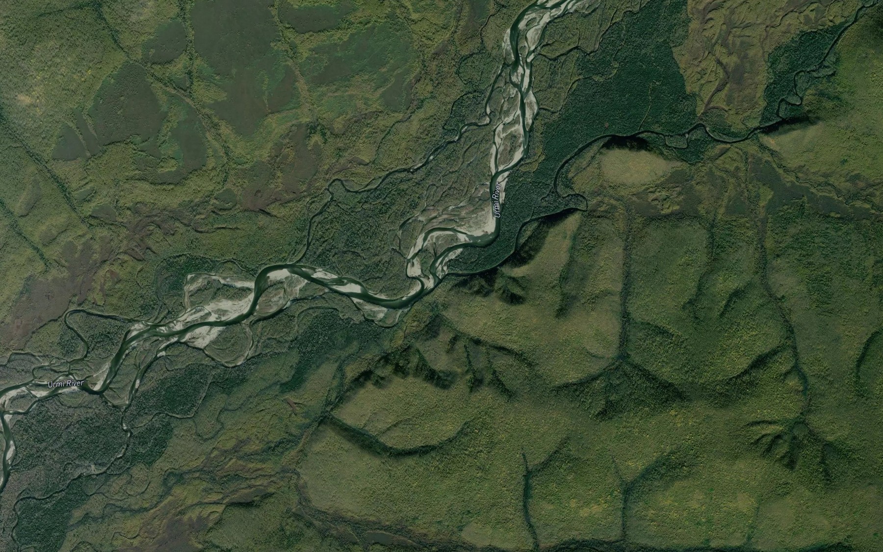 Satellite map of the Pachan