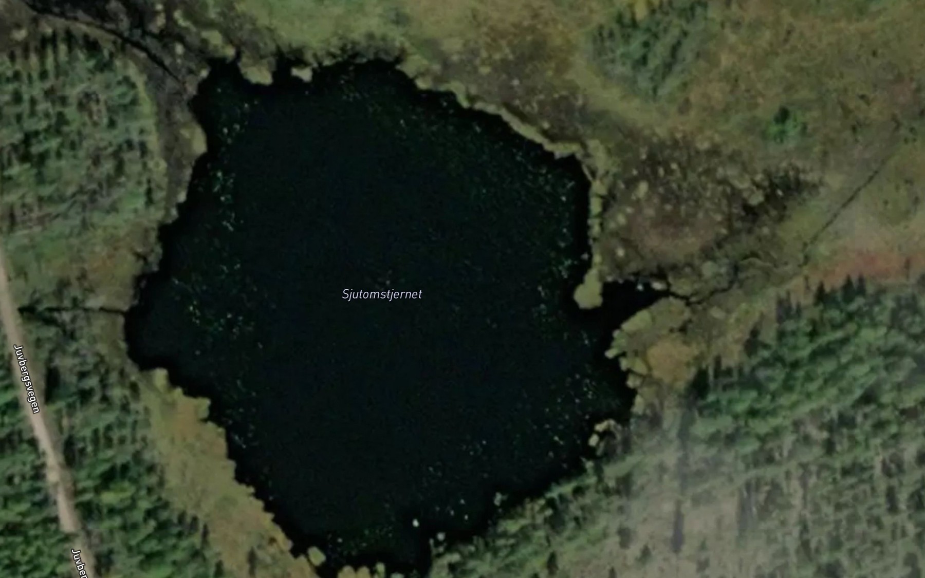 Satellite map of the Sjutomstjernet