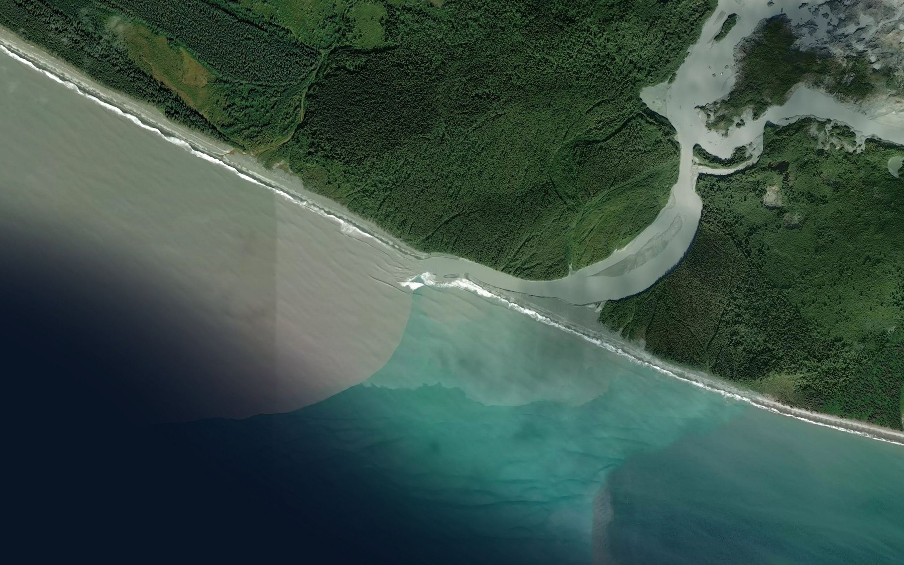 Satellite map of the Fountain Stream