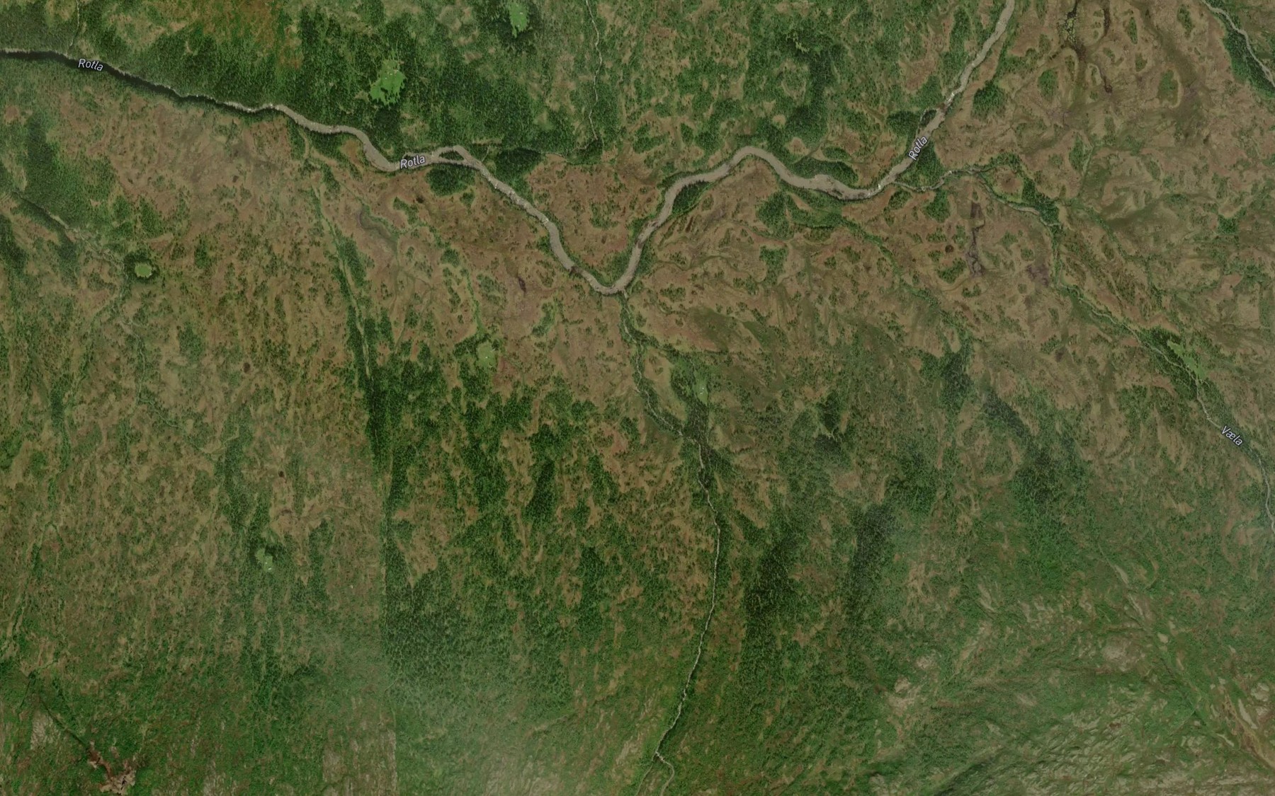 Satellite map of the Droya