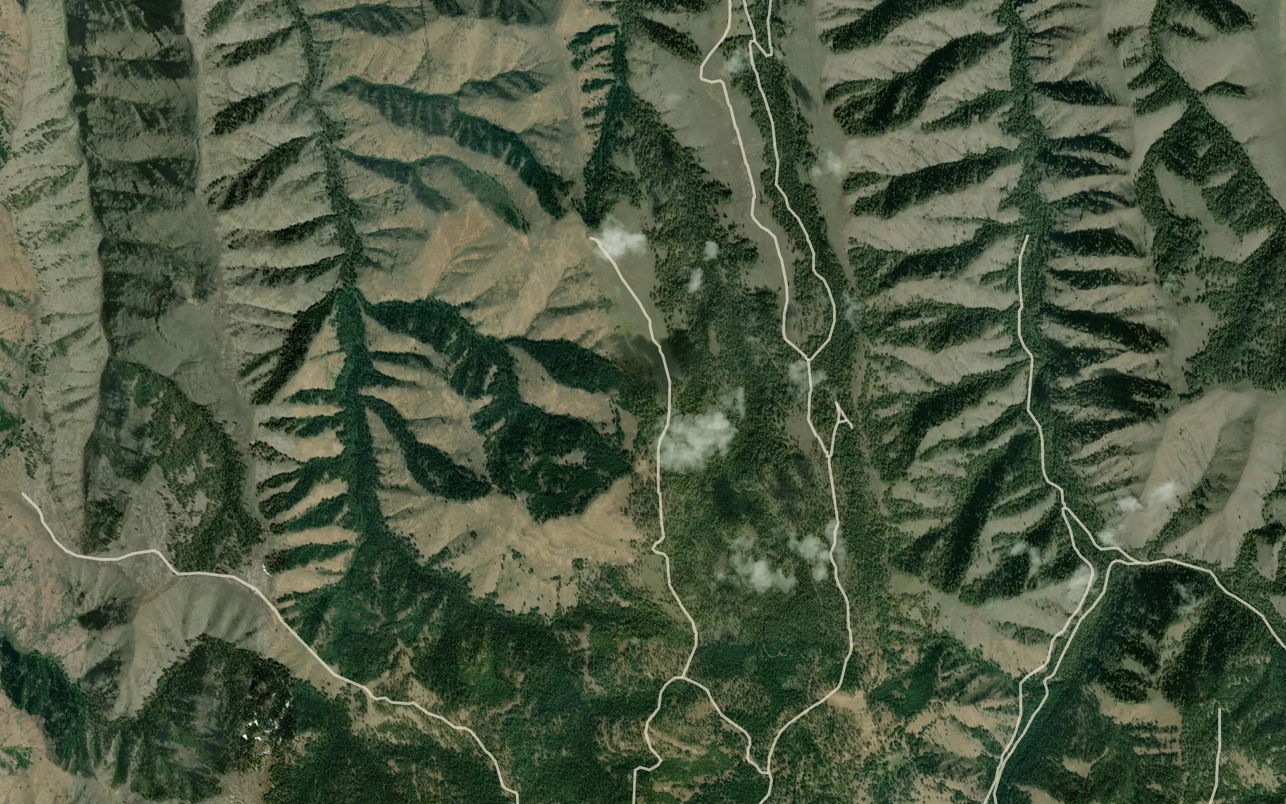 Satellite map of the Allen Spring