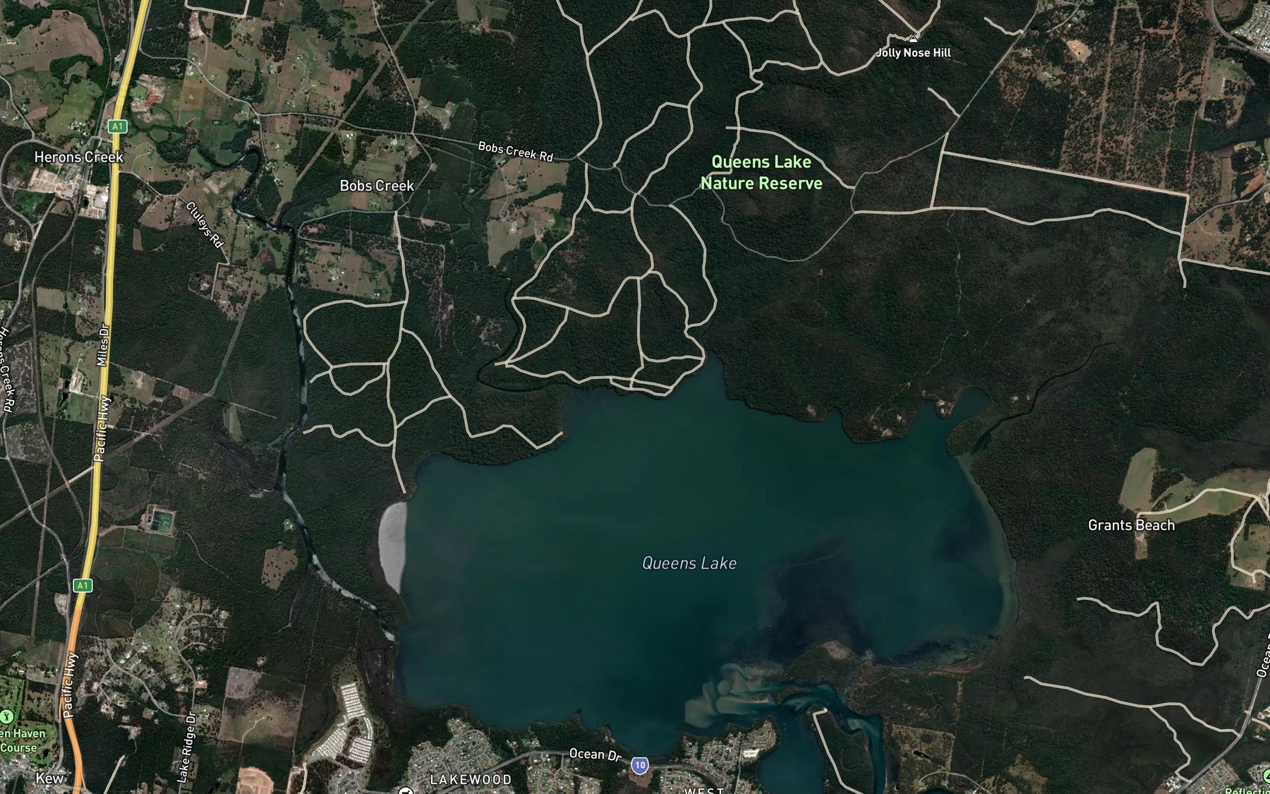 Satellite map of the Spot 3