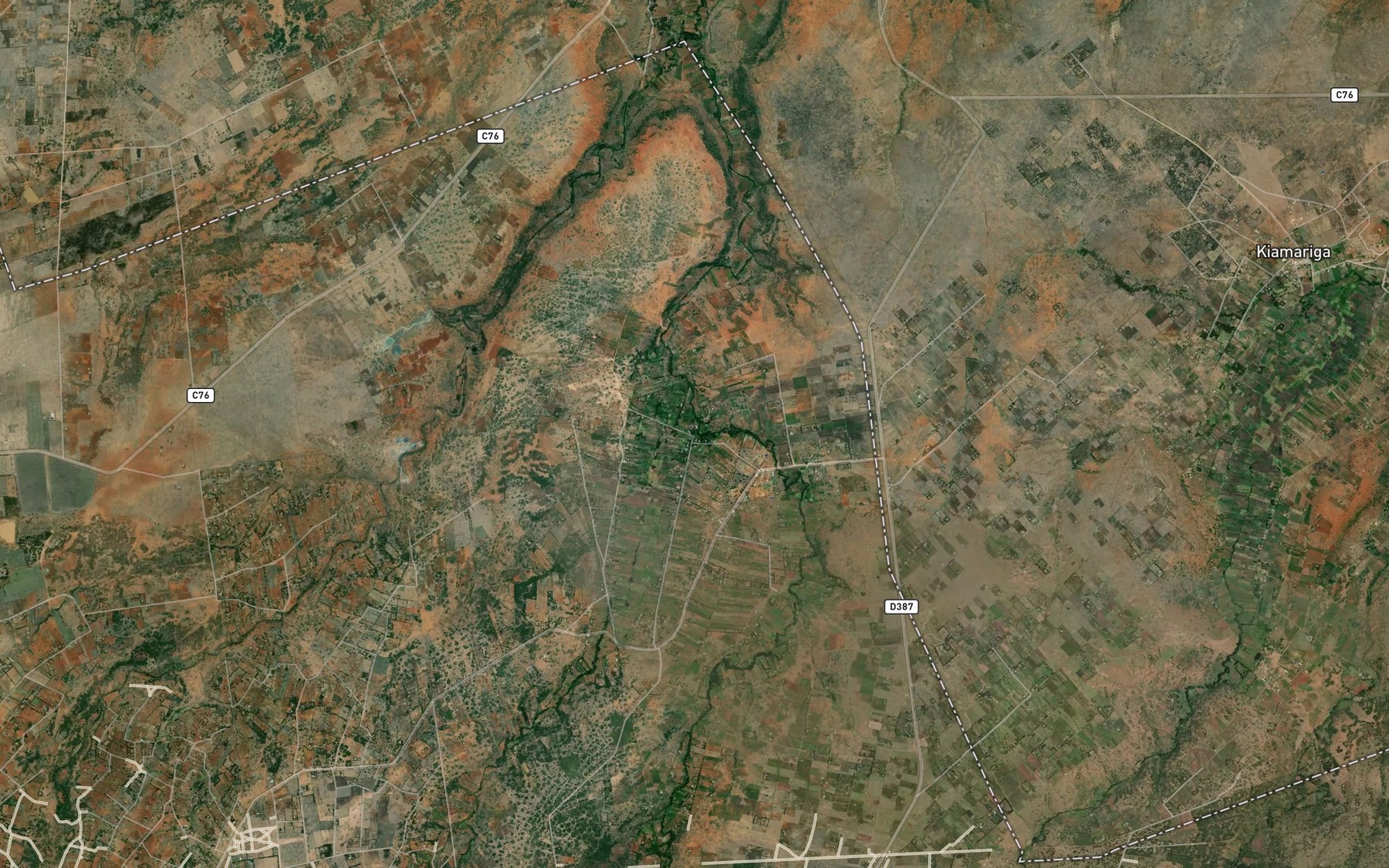 Satellite map of the Small Pesi