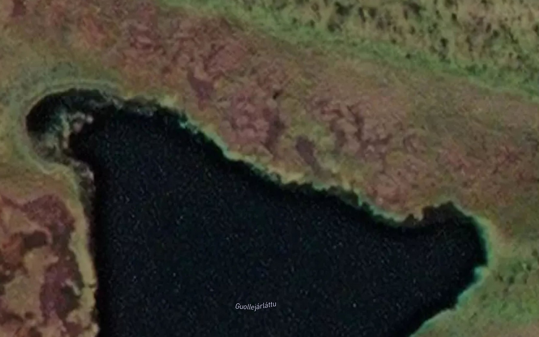 Satellite map of the Guollejarlattu