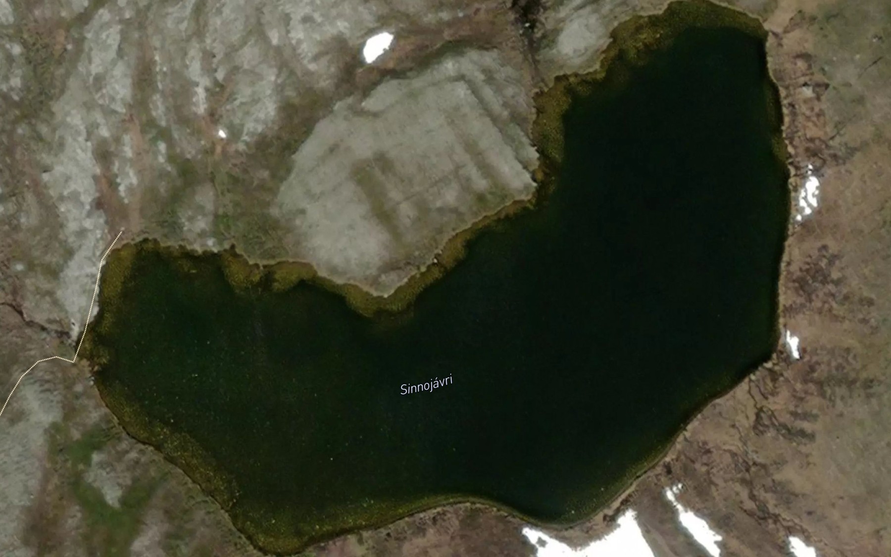 Satellite map of the Sitnujavri