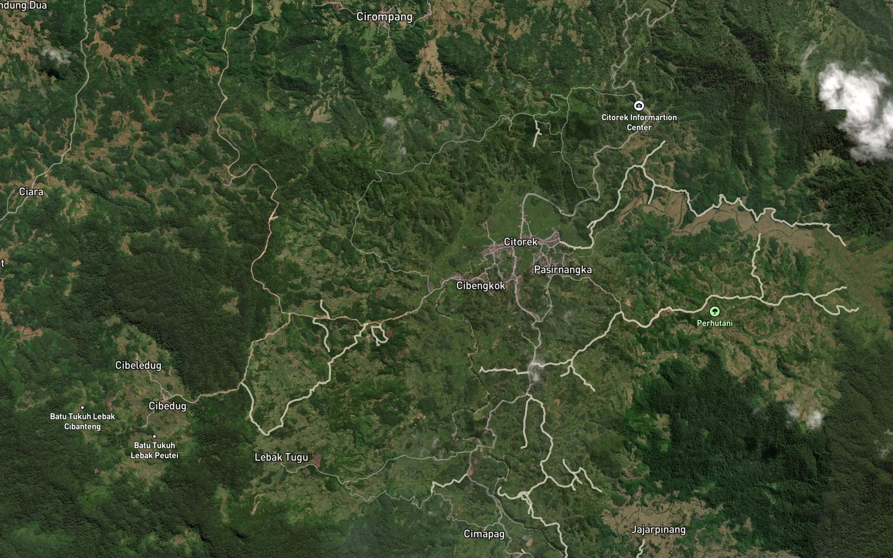 Satellite map of the Ci Torek