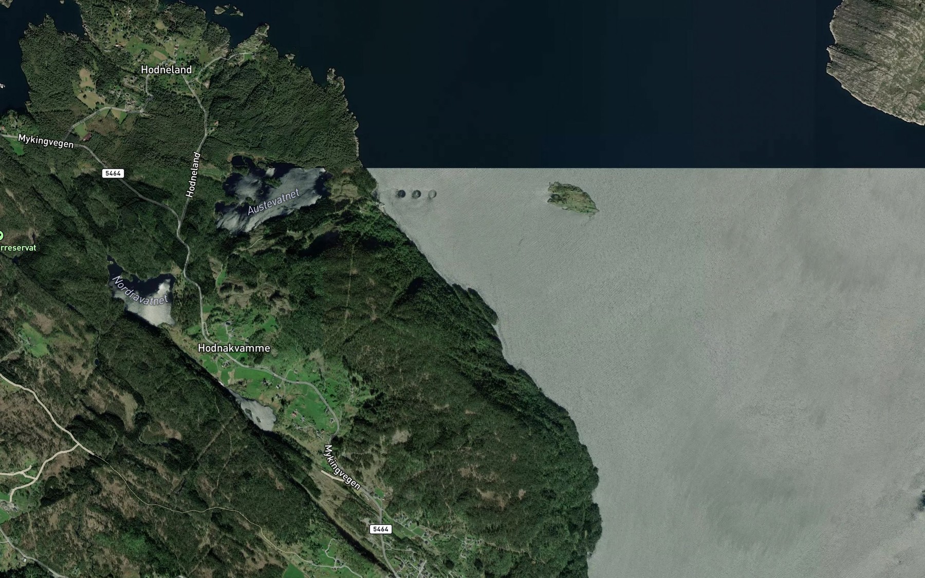 Satellite map of the Nordra Bogsulviki