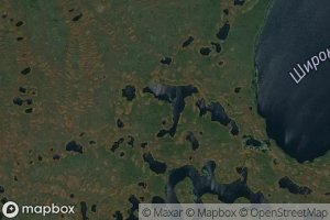 Satellite map of the Ozero Shirokoye