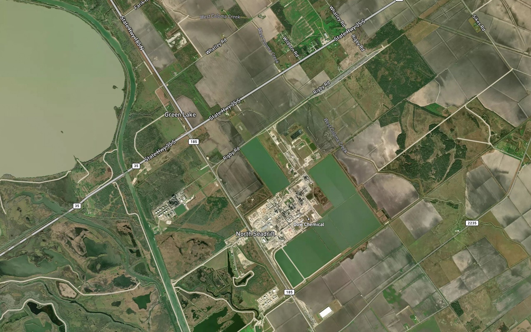 Satellite map of the Operating Basin Number 31
