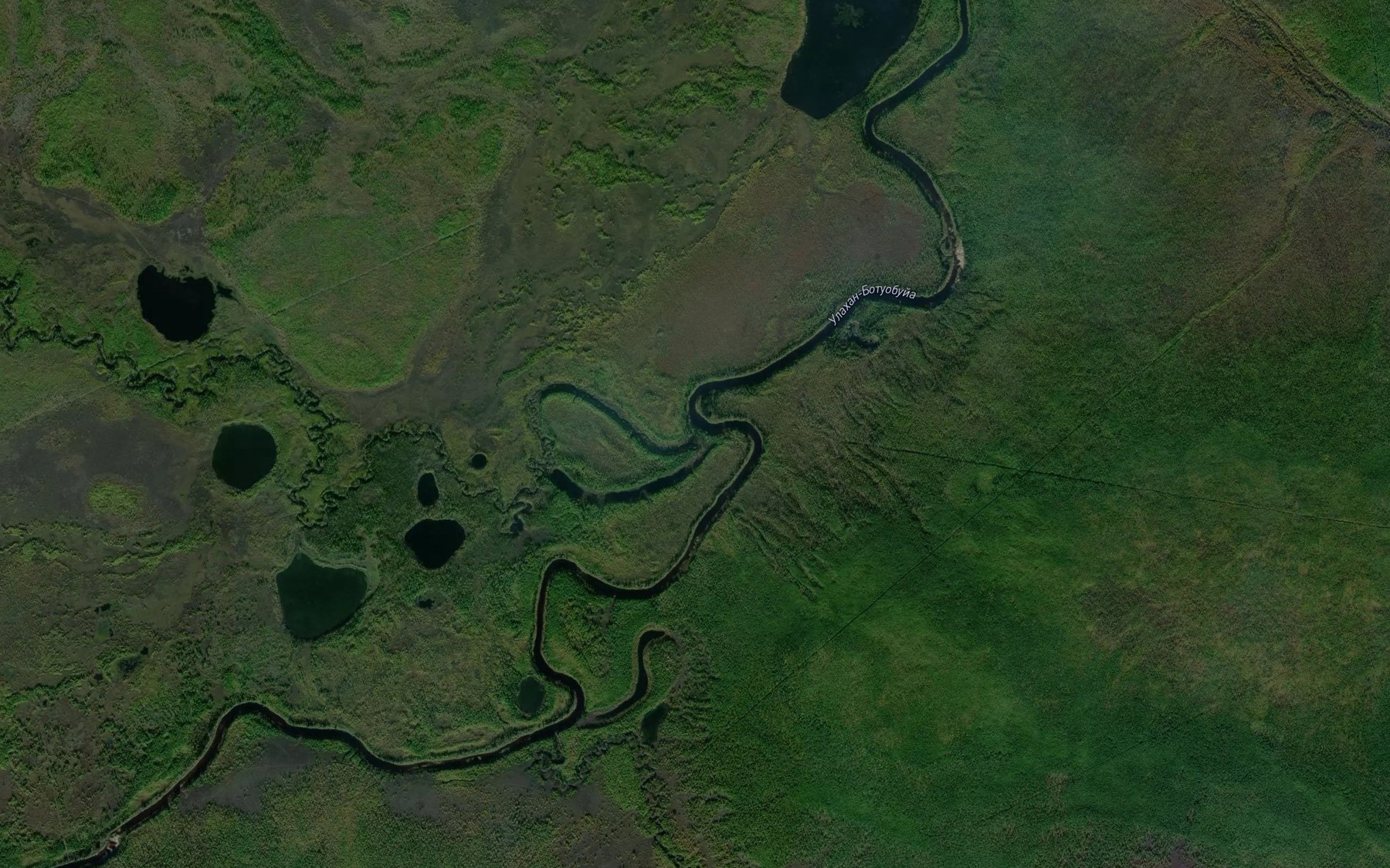 Satellite map of the Ylgychakh