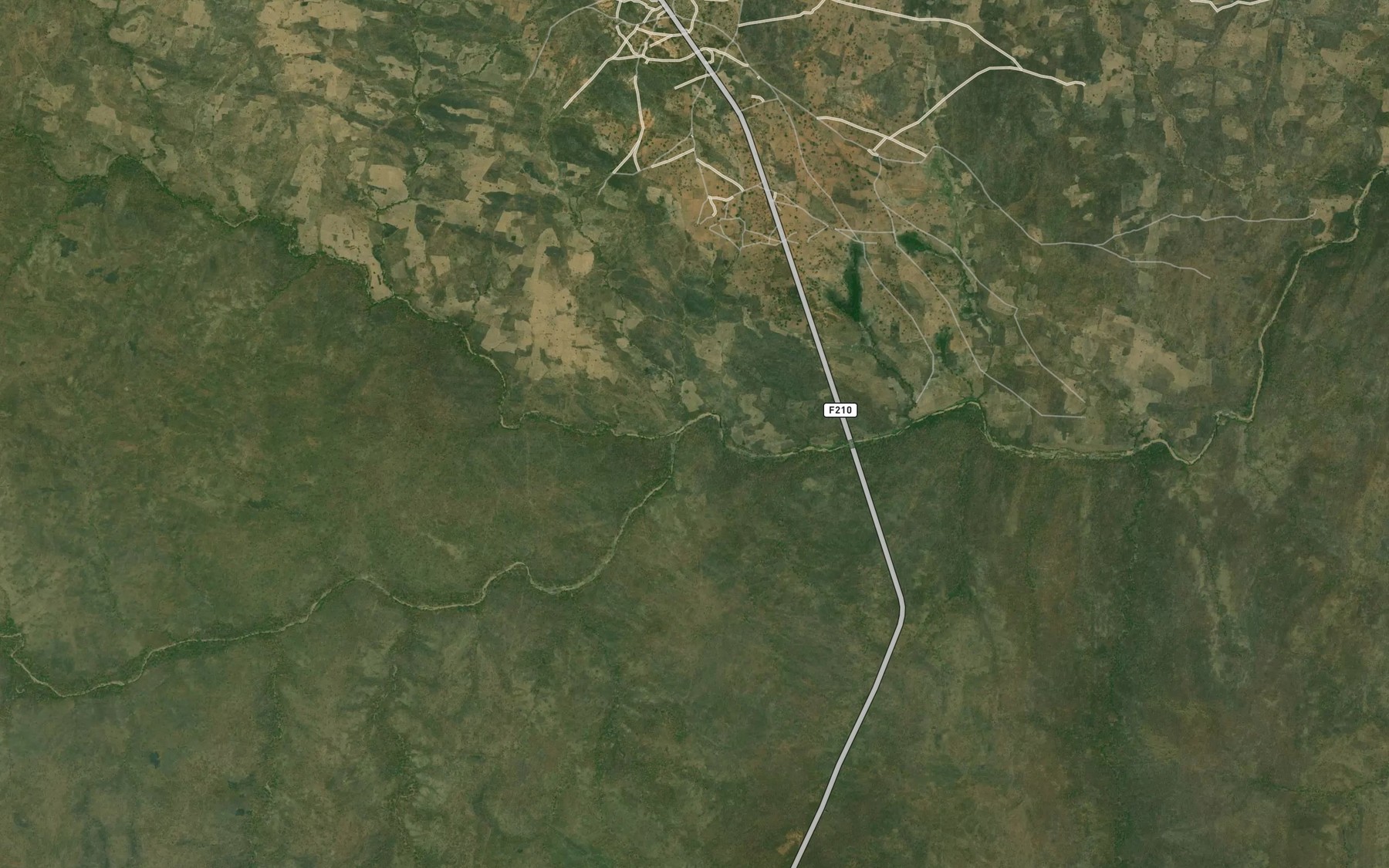 Satellite map of the River Giwa