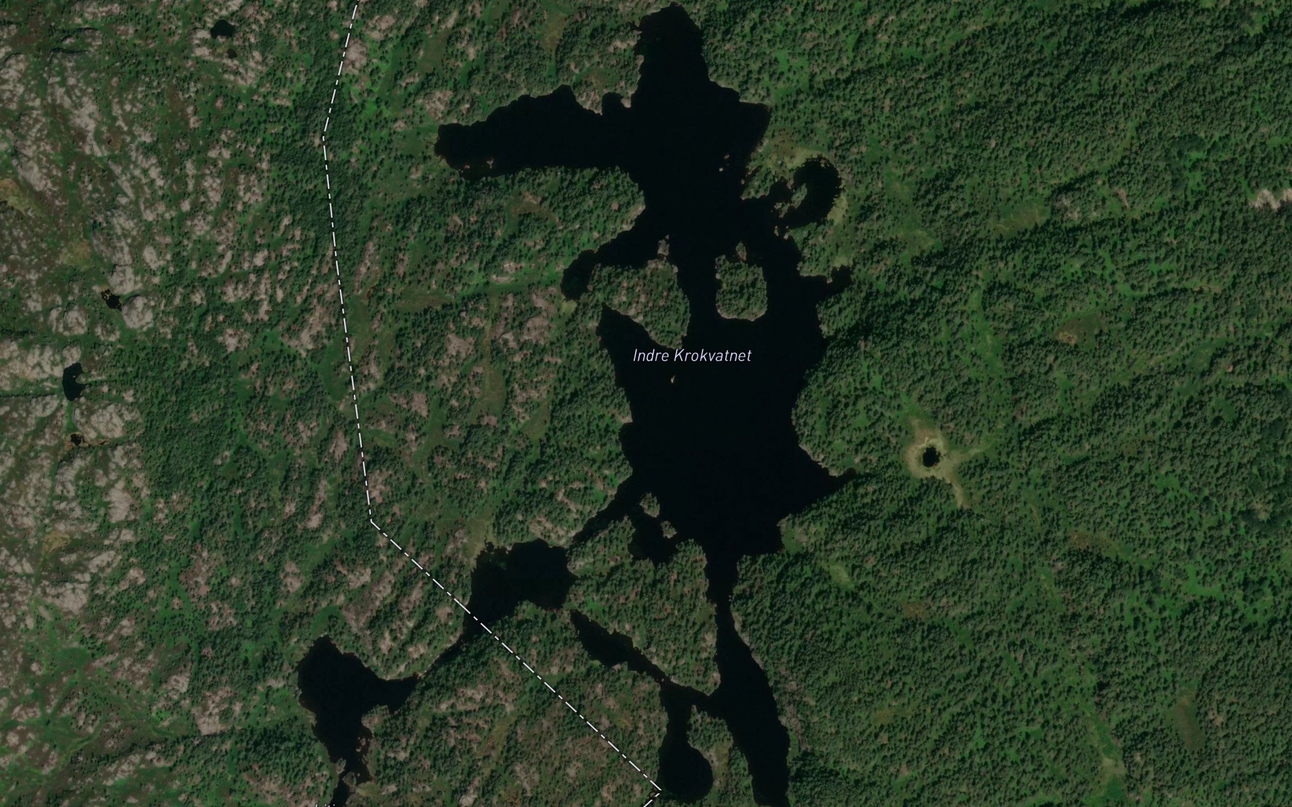 Krokvatnet,indre