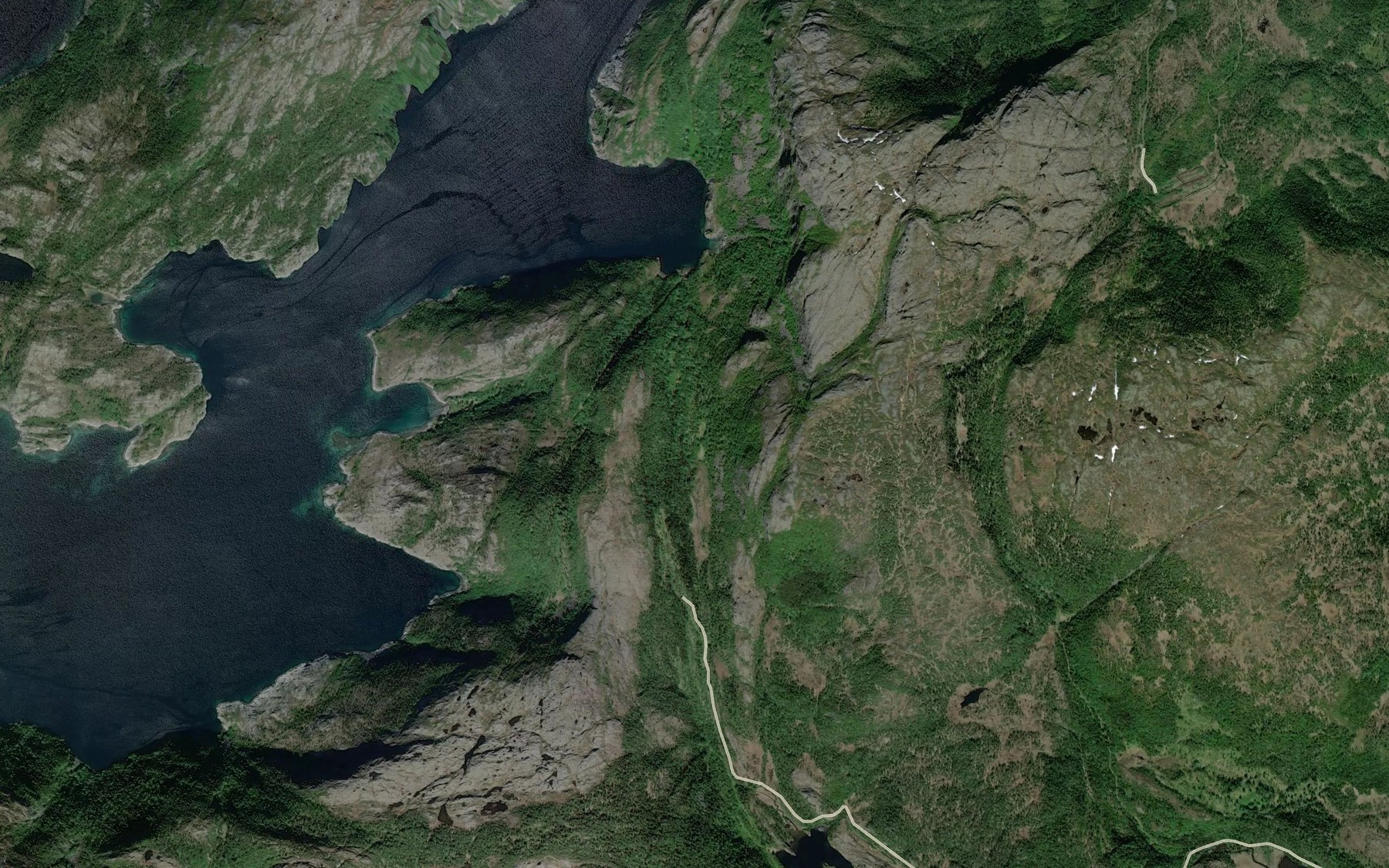 Satellite map of the Gravbekken