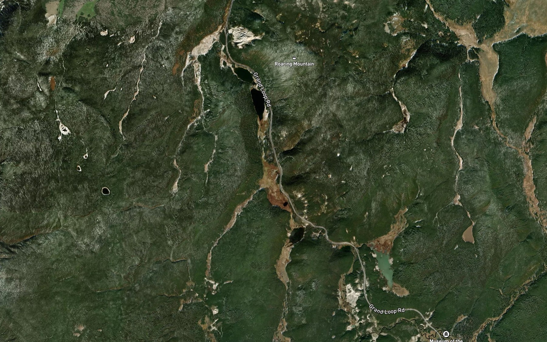 Satellite map of the Bijah Spring