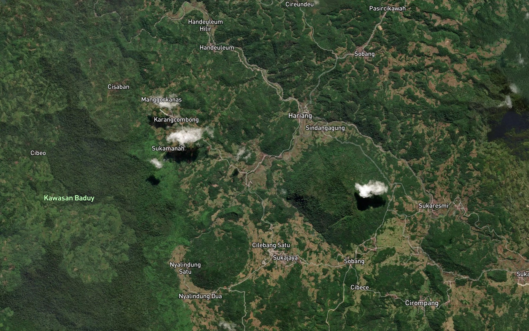 Satellite map of the Ci Modene