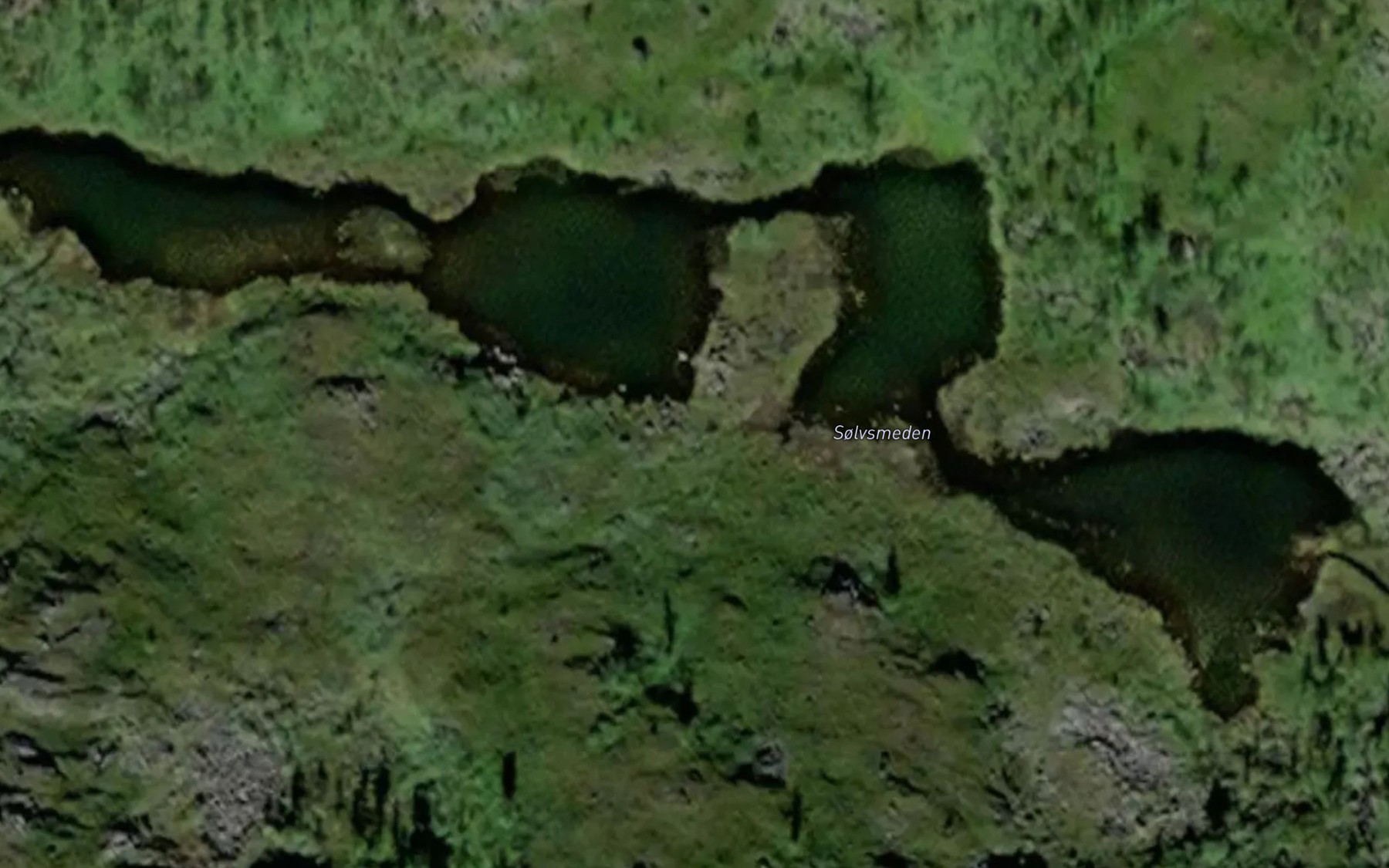 Satellite map of the Solvsmeden