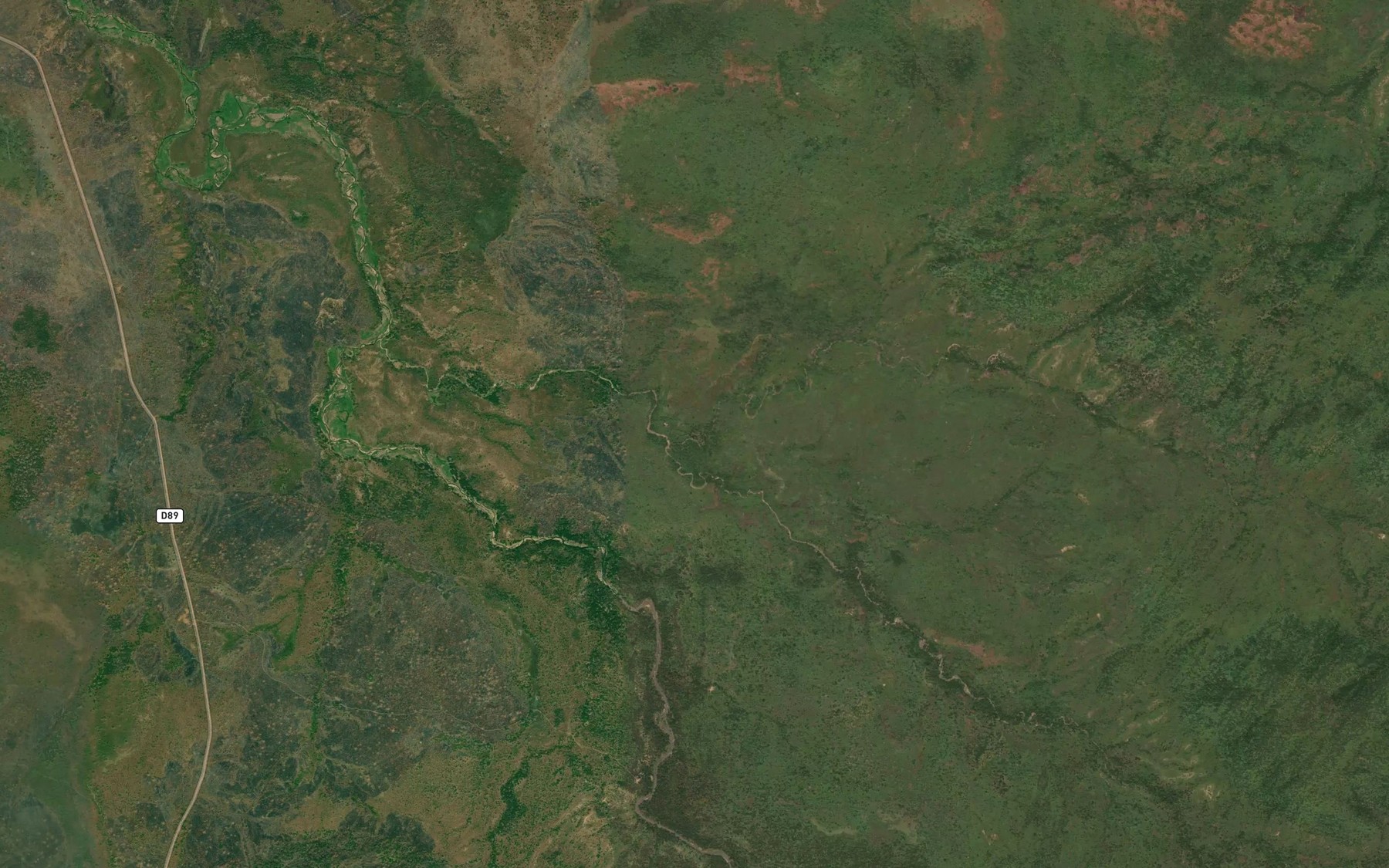 Satellite map of the Mayo Sokomi