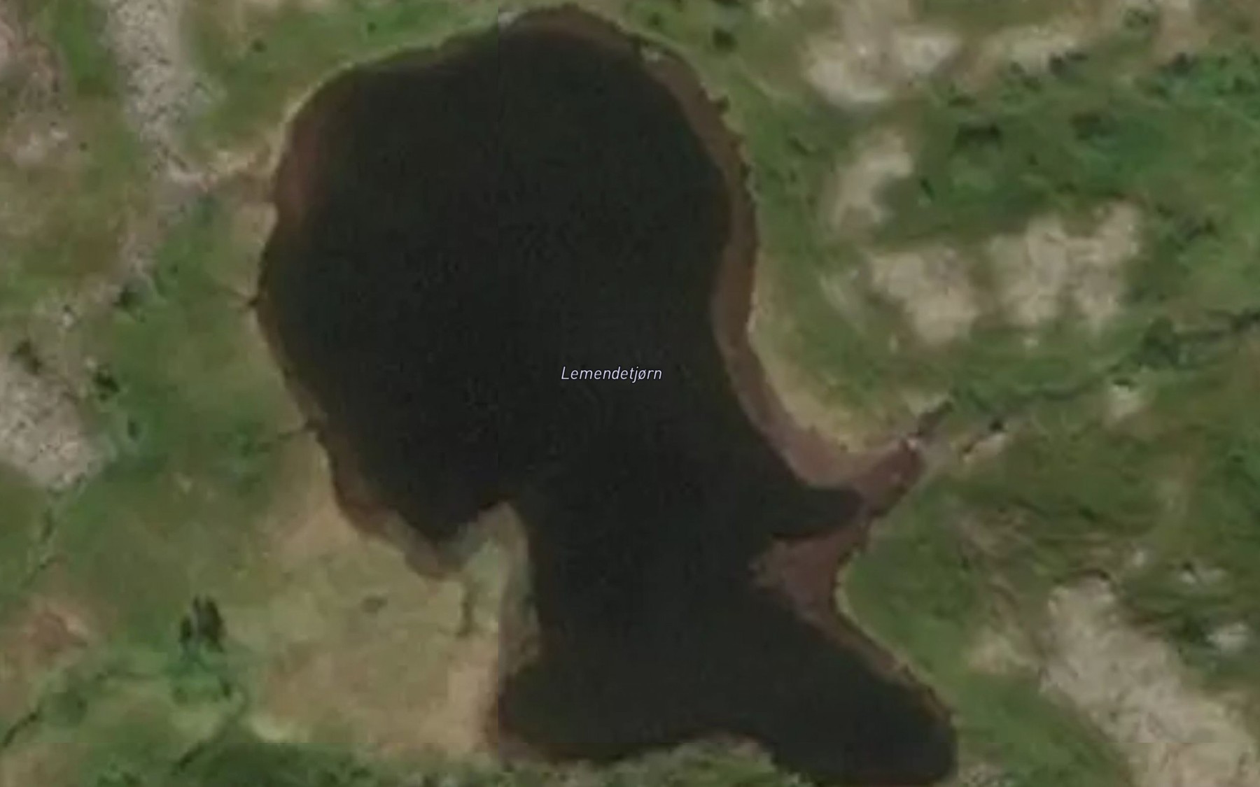 Satellite map of the Lemendetjorn