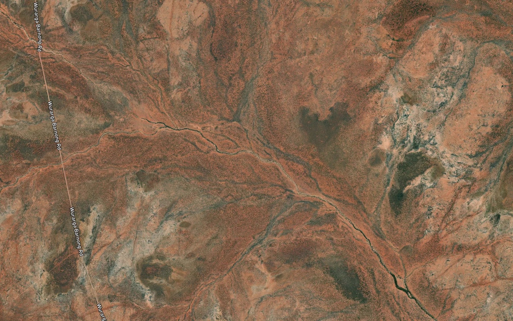Satellite map of the Yallebebingah Pool