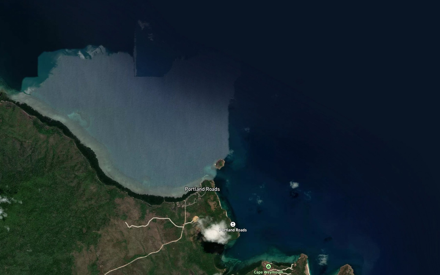 Satellite map of the Symonde Pass