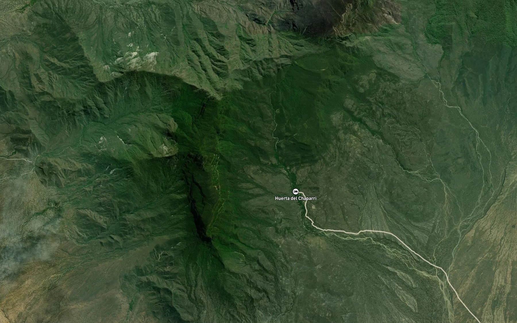 Satellite map of the Jaguay de Chaparri