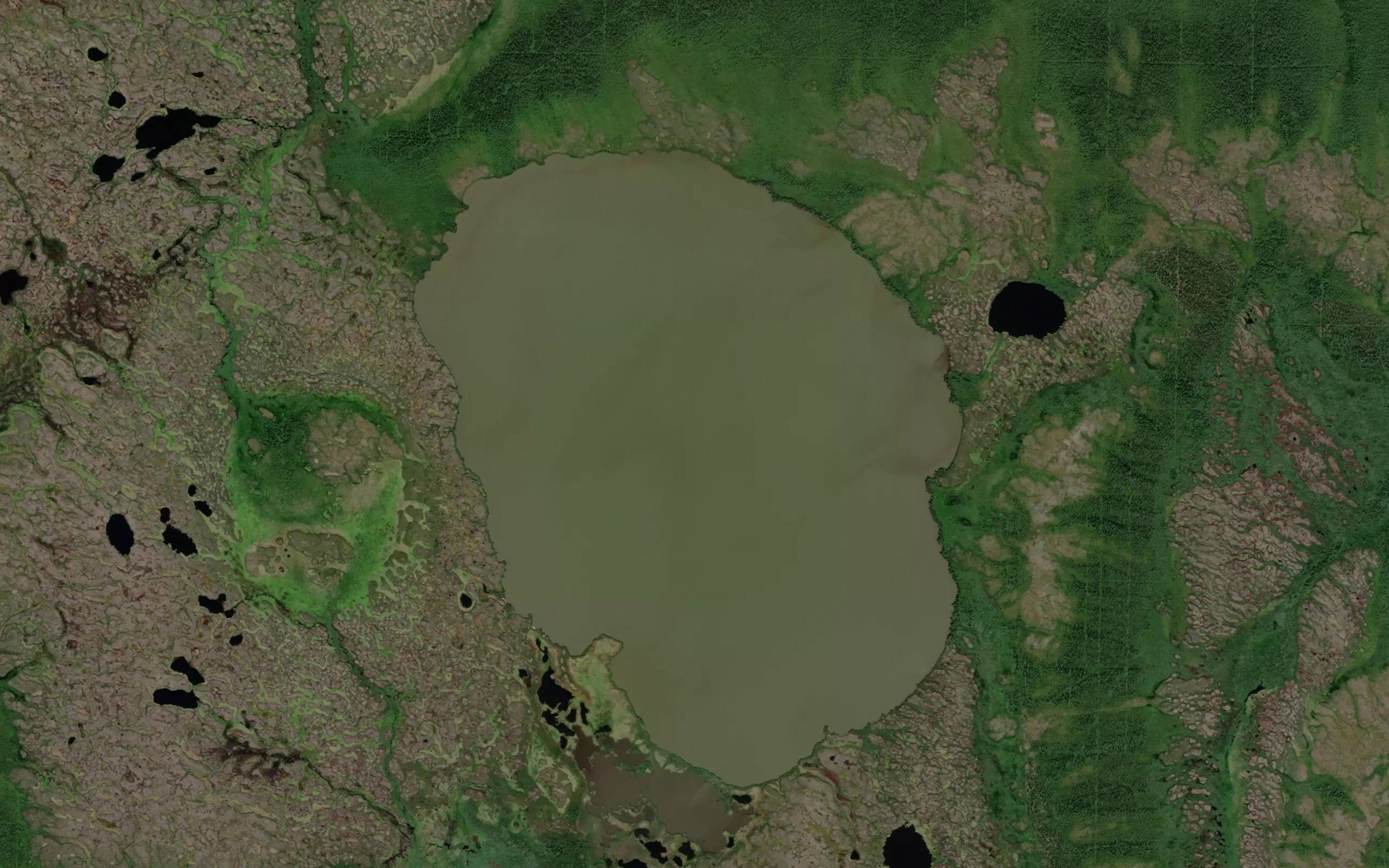 Satellite map of the Ozero Veyakokhasre