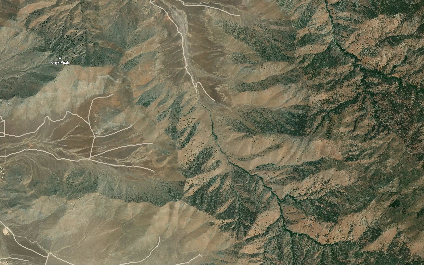 Satellite map of the Scodie Spring