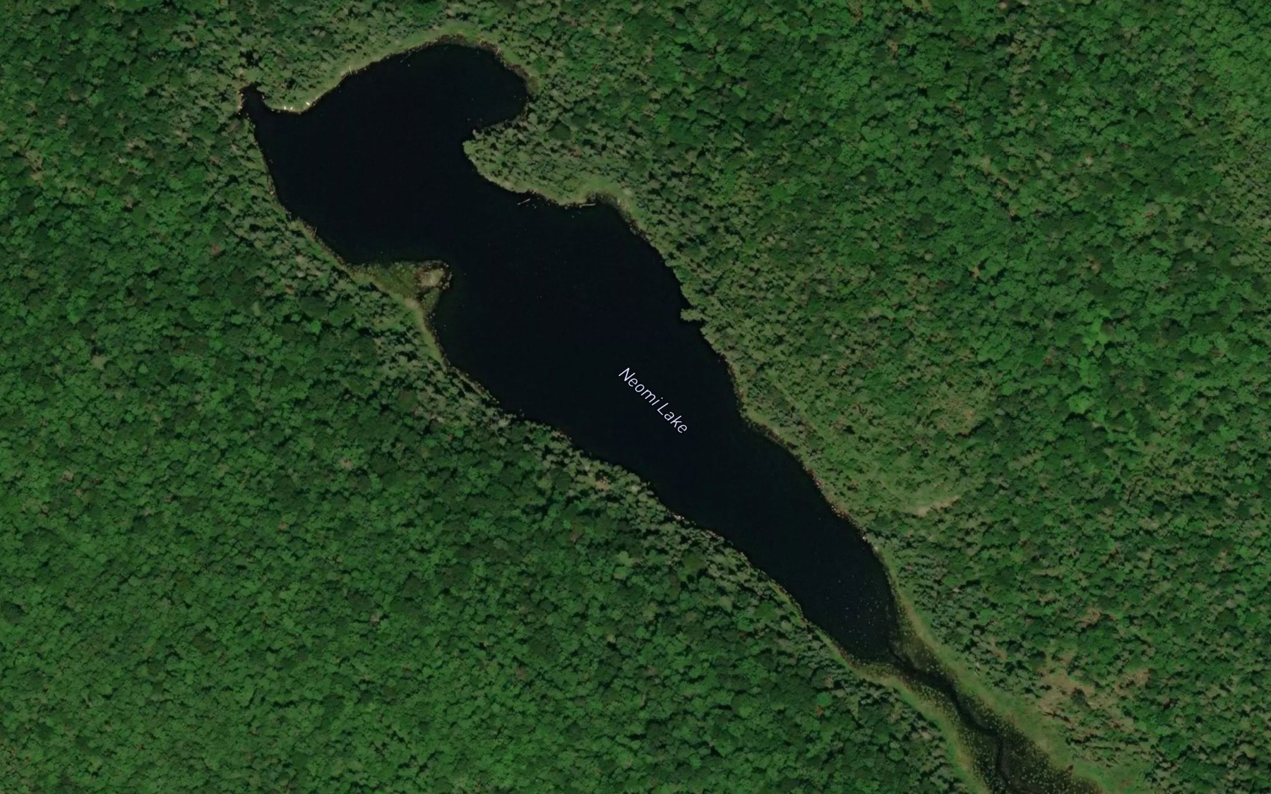 Satellite map of the Neomi Lake