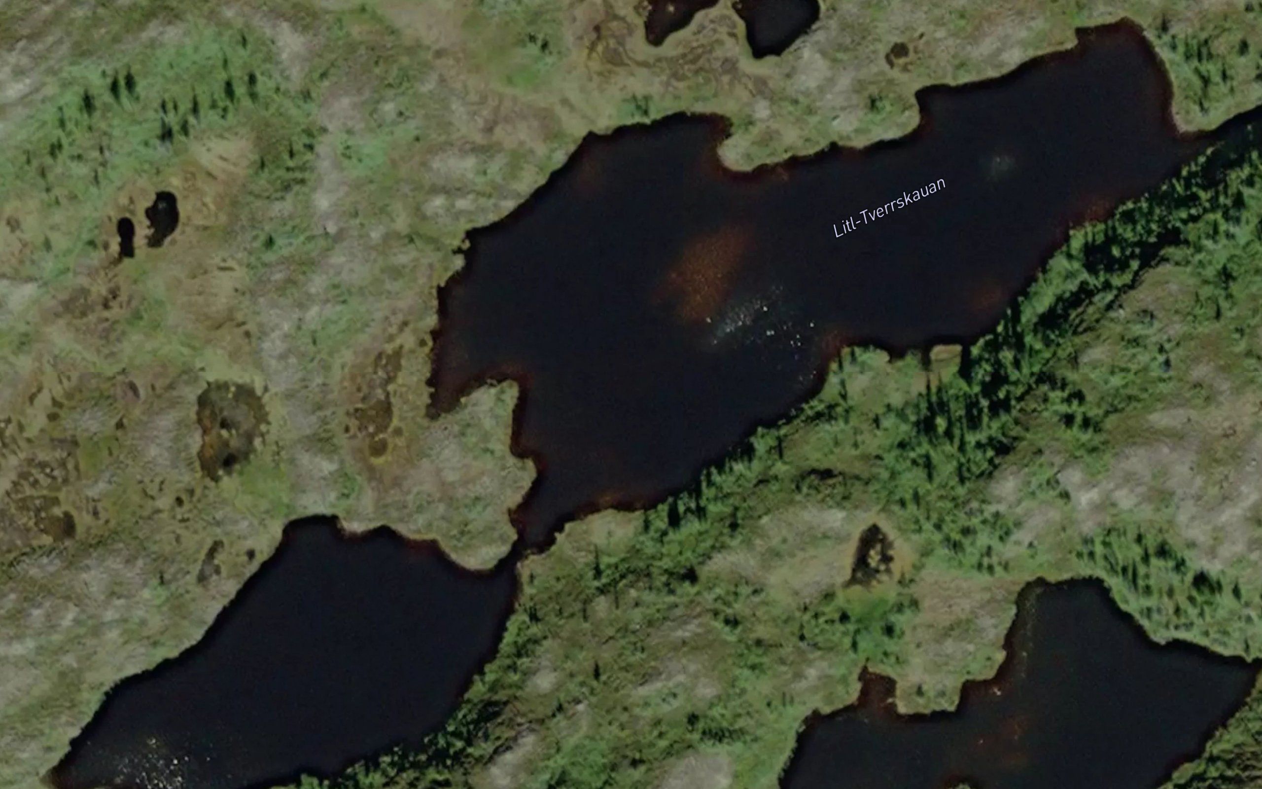 Tverrskauvatnet,litle