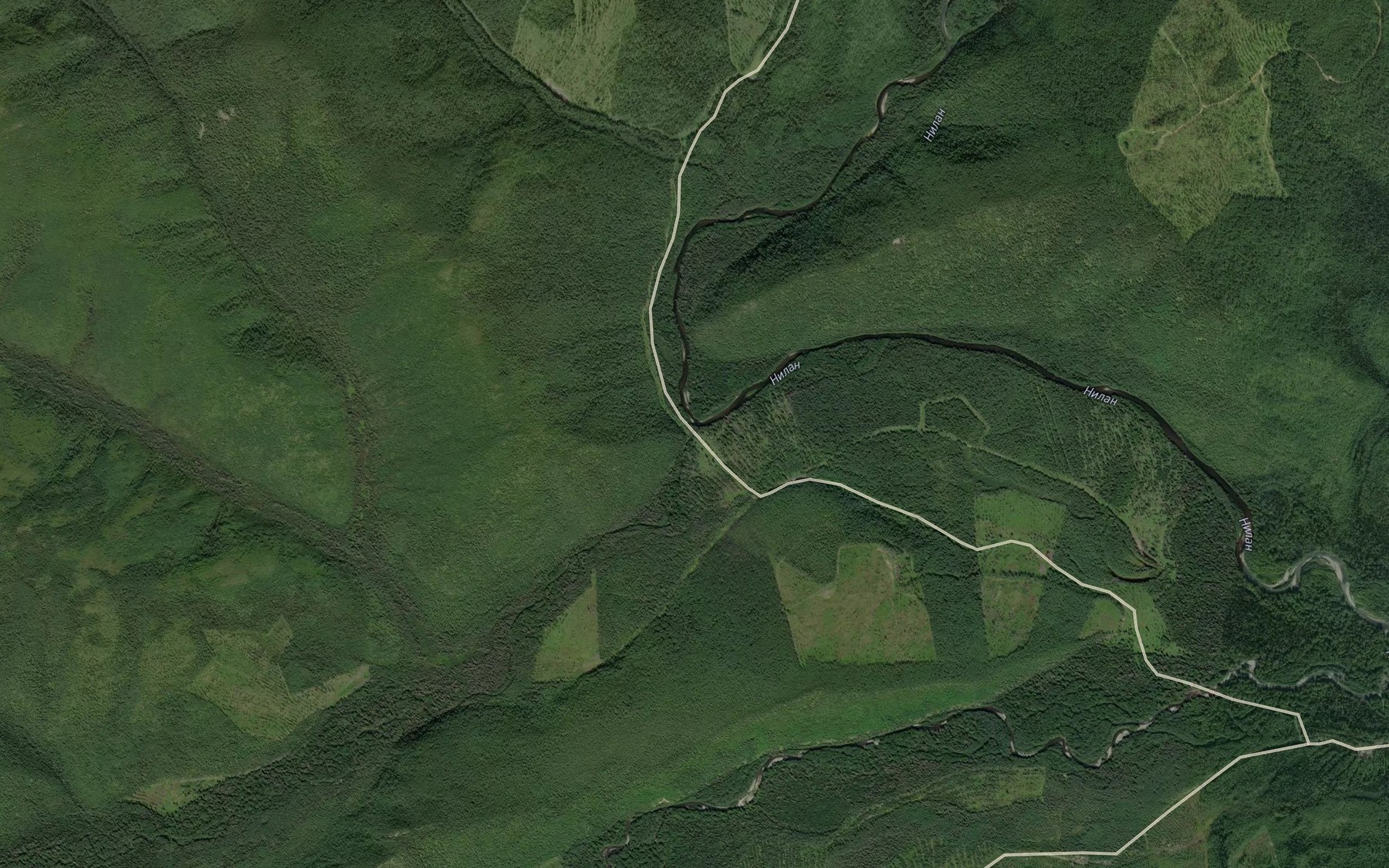 Satellite map of the Sivak