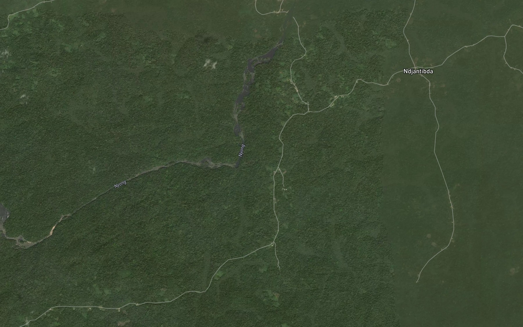 Satellite map of the Petit Mamale