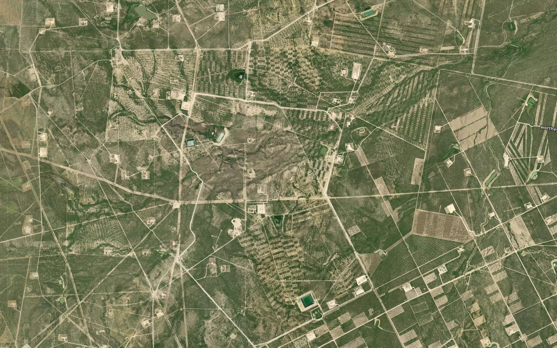 Satellite map of the Gates Lake Number 2