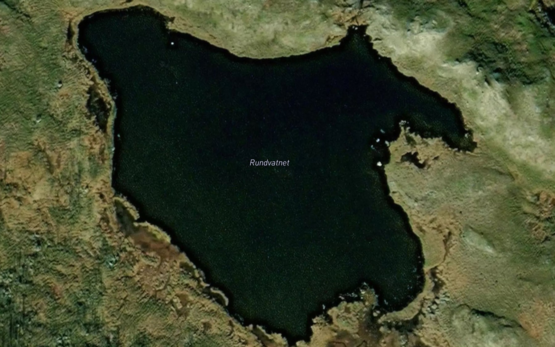 Satellite map of the Rundvatnet