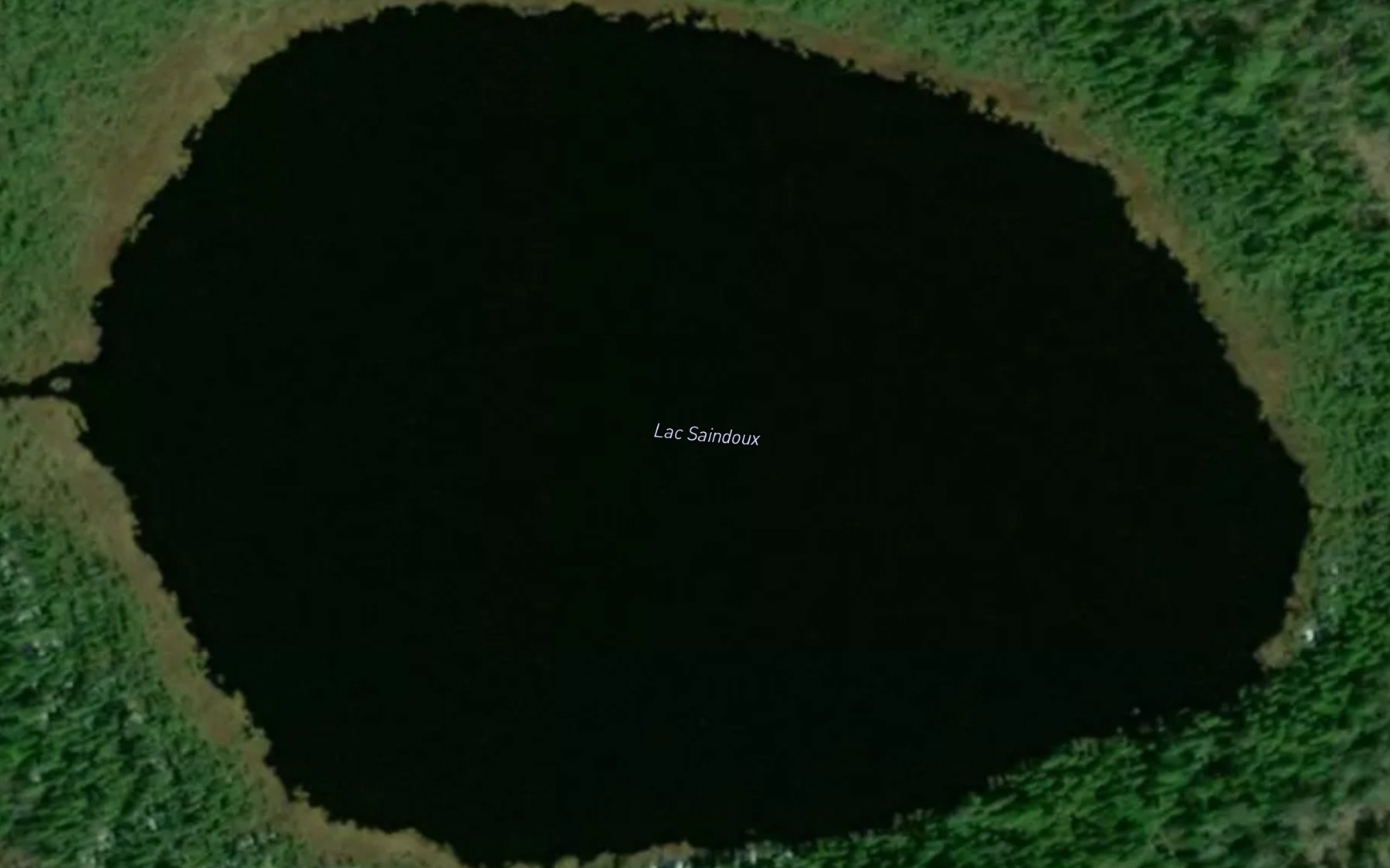 Satellite map of the Lac Saindoux