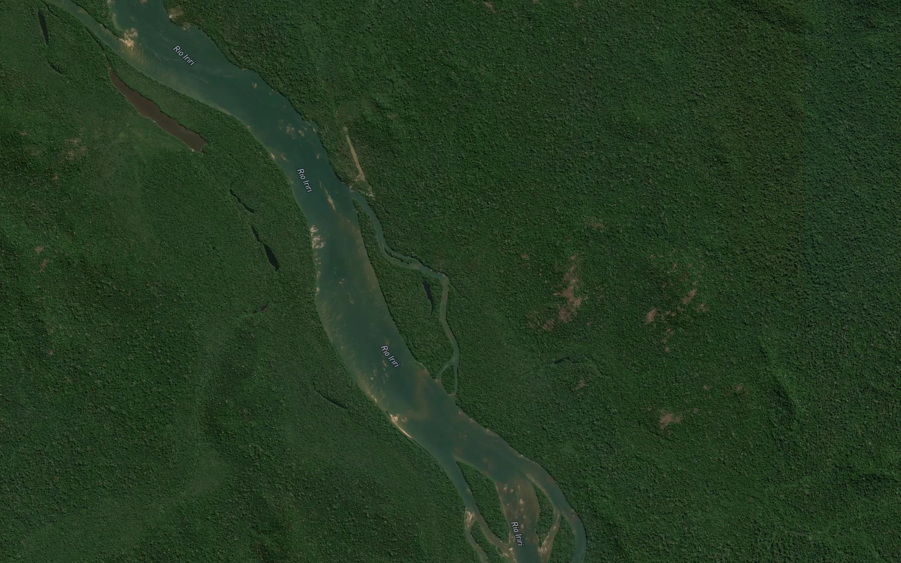 Satellite map of the Igarape Jatoba