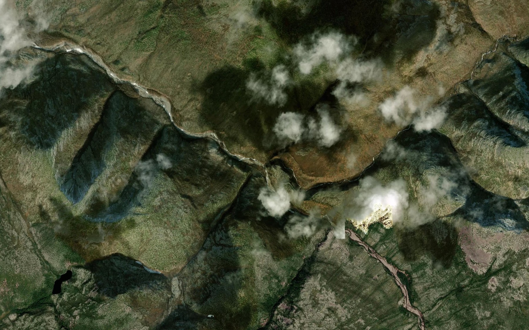 Satellite map of the Kharpenok