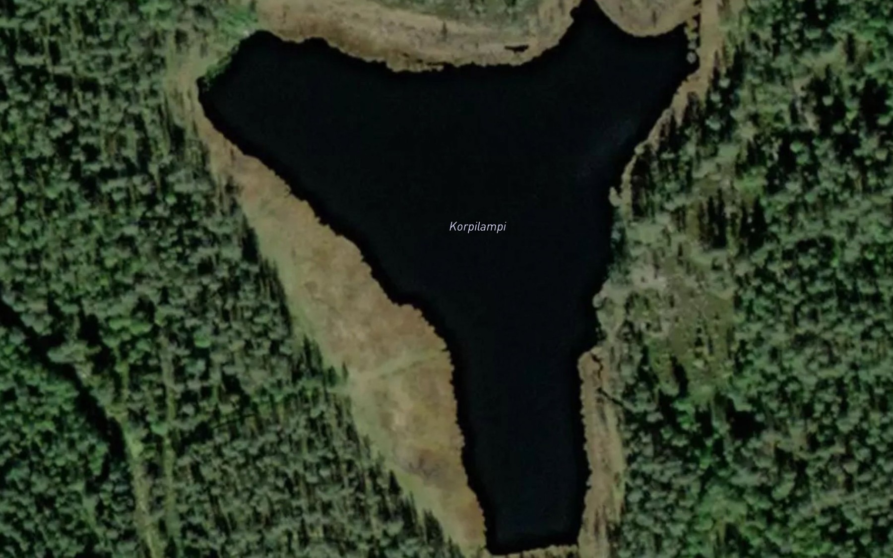 Satellite map of the Korpilampi