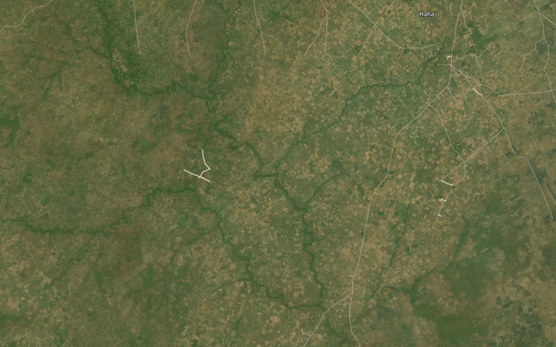 Satellite map of the River Uyar